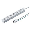 TAP-SH3625MG 3P・6個口オートシャッター付き電源タップ(マグネット付き・2.5m) TAP-SH3625MG / 3P・6個口オートシャッター付き電源タップ(マグネット付き・2.5m)