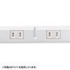TAP-SLIM11-1BK スリムタップ(2P・11個口・1m・ブラック) TAP-SLIM11-1BK / スリムタップ(2P・11個口・1m・ブラック)