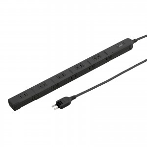 TAP-SLIM11-1BK / スリムタップ(2P・11個口・1m・ブラック)