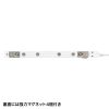 TAP-SLIM11-2W スリムタップ(2P・11個口・2m・ホワイト) TAP-SLIM11-2W / スリムタップ(2P・11個口・2m・ホワイト)