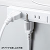 TAP-SLIM5-2 スリムタップ(2P・5個口・2m) TAP-SLIM5-2 / スリムタップ(2P・5個口・2m)