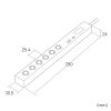 TAP-SLIM6UC-15BK スリムタップ(AC6個口・A1+C1・PD33W・1.5m・ブラック) TAP-SLIM6UC-15BK / スリムタップ(AC6個口・A1+C1・PD33W・1.5m・ブラック)