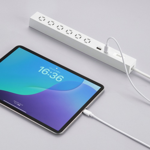 TAP-SLIM6UC-15W / スリムタップ（AC6個口・A1＋C1・PD33W・1.5m・ホワイト）