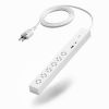 TAP-SLIM6UC-15W スリムタップ(AC6個口・A1+C1・PD33W・1.5m・ホワイト) TAP-SLIM6UC-15W / スリムタップ(AC6個口・A1+C1・PD33W・1.5m・ホワイト)