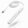 TAP-SLIM6UC-3W 縦横間差込み自在スリムタップ(AC6個口・A1+C1・PD33W・3m・ホワイト) TAP-SLIM6UC-3W / 縦横間差込み自在スリムタップ(AC6個口・A1+C1・PD33W・3m・ホワイト)