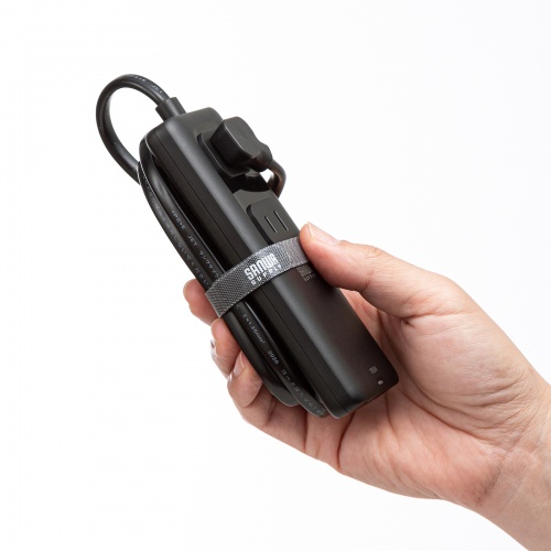 TAP-SLIM7U-15BK / スリムタップ（AC2個口・USB-C×2＋USB-A×1・PD100W）