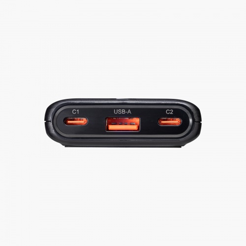 TAP-SLIM7U-15BK / スリムタップ（AC2個口・USB-C×2＋USB-A×1・PD100W）