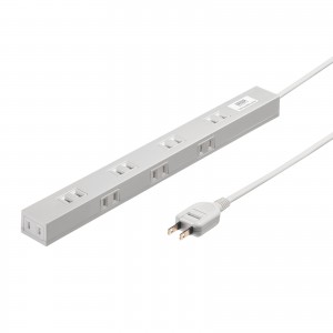 TAP-SLIM8N-2【スリムタップ(2m)】上面&側面交互の差込口採用 TAP-SLIM8N-2【スリムタップ(2m)】上面&側面交互の差込口採用
