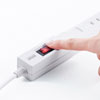 TAP-SLIMSW8-1 スリムタップ(2P・8個口・1m) TAP-SLIMSW8-1 / スリムタップ(2P・8個口・1m)