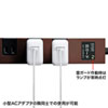 TAP-SP2110-5BR 雷ガードタップ(2P・10個口・5m・ブラウン) TAP-SP2110-5BR / 雷ガードタップ(2P・10個口・5m・ブラウン)