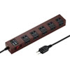 TAP-SP2110-1BR 雷ガードタップ(2P・10個口・1m・ブラウン) TAP-SP2110-1BR / 雷ガードタップ(2P・10個口・1m・ブラウン)