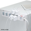 TAP-SP2110-3 雷ガードタップ(2P・10個口・3m・ホワイト) TAP-SP2110-3 / 雷ガードタップ(2P・10個口・3m・ホワイト)