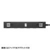 TAP-SP2110N-1BK 雷ガードタップ(10個口・1m・ブラック) TAP-SP2110N-1BK / 雷ガードタップ(10個口・1m・ブラック)