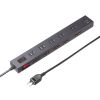 TAP-SP2110NUC-2BK USB充電機能付きタップ 10個口 ブラック・2m TAP-SP2110NUC-2BK / USB充電機能付きタップ 10個口 ブラック・2m