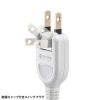 TAP-SP2110NUC-2W USB充電機能付きタップ 10個口 ホワイト・2m TAP-SP2110NUC-2W / USB充電機能付きタップ 10個口 ホワイト・2m