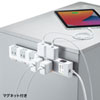 TAP-SP2110SW-5 節電タップ(2P・10個口・5m) TAP-SP2110SW-5 / 節電タップ(2P・10個口・5m)