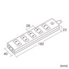 TAP-SP2116MG-5WN 雷ガードタップ(2P・6個口・5m) TAP-SP2116MG-5WN / 雷ガードタップ(2P・6個口・5m)