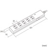 TAP-SP215 雷ガードタップ(2P・5個口・1.5m) TAP-SP215 / 雷ガードタップ(2P・5個口・1.5m)