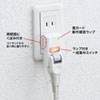TAP-SP221 雷ガードタップ(2P・2個口・一括集中スイッチ付き) TAP-SP221 / 雷ガードタップ(2P・2個口・一括集中スイッチ付き)