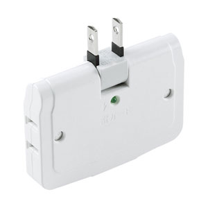 TAP-SP223 / 雷ガードタップ(2P・3個口・スイングプラグ)