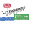 TAP-SP266N 省エネタップSP(6個口・2m) TAP-SP266N / 省エネタップSP(6個口・2m)