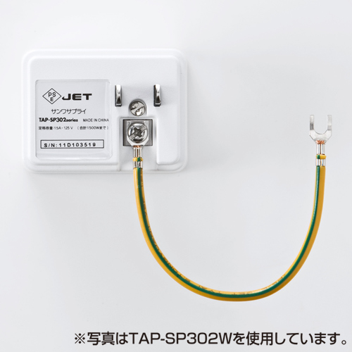 TAP-SP302BK / 雷ガード（3P・1個口・ブラック）