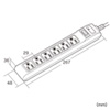 TAP-SP304 雷ガードタップ(3P・6個口・1.5m) TAP-SP304 / 雷ガードタップ(3P・6個口・1.5m)