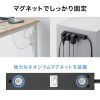 TAP-SPSLIM4MG-2BK スリムタップ(AC4個口・マグネット付き・雷ガード付き) TAP-SPSLIM4MG-2BK / スリムタップ(AC4個口・マグネット付き・雷ガード付き)