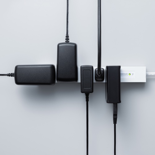 TAP-SPSLIM6MG-2W / スリムタップ(AC6個口・マグネット付き・雷ガード付き)