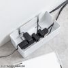 TAP-SPSLIM6MG-2W スリムタップ(AC6個口・マグネット付き・雷ガード付き) TAP-SPSLIM6MG-2W / スリムタップ(AC6個口・マグネット付き・雷ガード付き)