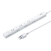 TAP-SPSLIM8-2 スリム雷ガードタップ(2P・8個口・2m) TAP-SPSLIM8-2 / スリム雷ガードタップ(2P・8個口・2m)