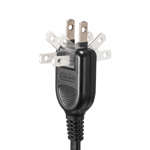 TAP-SPSLIM8MG-2BK / スリムタップ(AC8個口・マグネット付き・雷ガード付き)