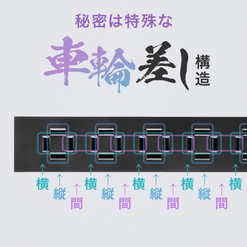 TAP-SPSLIM8MG-2BK / スリムタップ(AC8個口・マグネット付き・雷ガード付き)