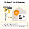 TAP-SPSLIM8MG-2W スリムタップ(AC8個口・マグネット付き・雷ガード付き) TAP-SPSLIM8MG-2W / スリムタップ(AC8個口・マグネット付き・雷ガード付き)