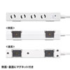 TAP-SPWMG24-3 雷ガードタップ(2P・4個口・3m) TAP-SPWMG24-3 / 雷ガードタップ(2P・4個口・3m)