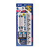 TAP-SPWMG36-3 雷ガードタップ(3P・6個口・3m) TAP-SPWMG36-3 / 雷ガードタップ(3P・6個口・3m)