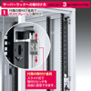 TAP-SV1512B / 19インチサーバーラック用コンセント（15A・3P・12個口・3m）