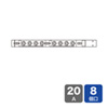 TAP-SV2208 19インチサーバーラック用コンセント(200V・20A・IEC C13・8個口・3m) TAP-SV2208 / 19インチサーバーラック用コンセント(200V・20A・IEC C13・8個口・3m)