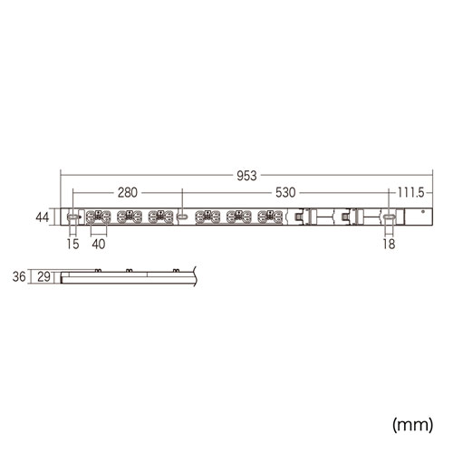 TAP-SV23012LKN / 19インチサーバーラック用コンセント　200V(30A)　抜け防止ロック機能付き