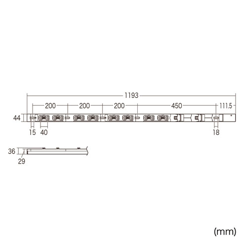 TAP-SV23016LKN / 19インチサーバーラック用コンセント　200V(30A)　抜け防止ロック機能付き