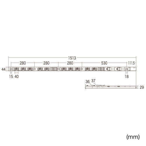 TAP-SV23024C19LKN / 19インチサーバーラック用コンセント　200V(30A)