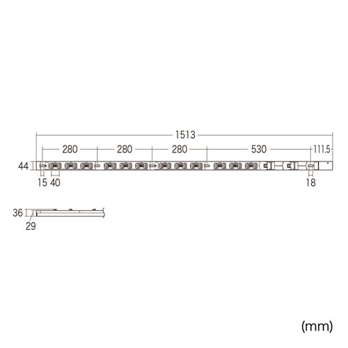 TAP-SV23024LKN / 19インチサーバーラック用コンセント　200V(30A)　抜け防止ロック機能付き