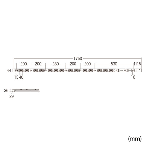 TAP-SV23028LKN / 19インチサーバーラック用コンセント　200V(30A)　抜け防止ロック機能付き