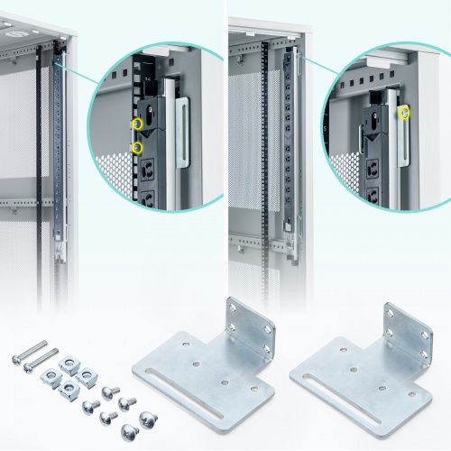 TAP-SVSET2 / サーバーラック用コンセント専用取り付け金具