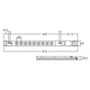 TAP-SVSL159 / 19インチサーバーラック用コンセント（100V・15A・スリムタイプ・3P・9個口・3m）