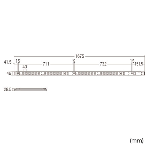 TAP-SVSL3024B20N / 19インチサーバーラック用コンセント(30A)