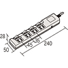 TAP-TSH2441SW 火災予防安全省エネタップ(4個口・1m) TAP-TSH2441SW / 火災予防安全省エネタップ(4個口・1m)