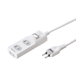 TAP-TSH31SW / 火災予防安全タップ(2P・3個口・1m)