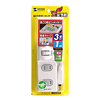TAP-TSH31SW 火災予防安全タップ(2P・3個口・1m) TAP-TSH31SW / 火災予防安全タップ(2P・3個口・1m)