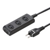 TAP-TSH42BKN 火災予防安全タップ(2P・4個口・2m・ブラック) TAP-TSH42BKN / 火災予防安全タップ(2P・4個口・2m・ブラック)